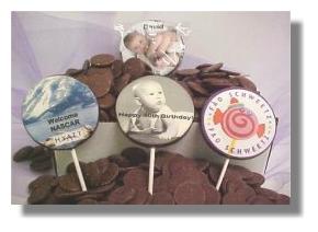 Chocolate lollipops with your Photo