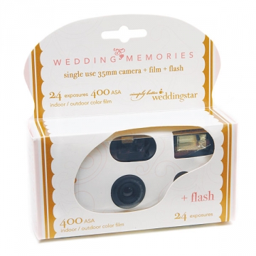 Disposable Wedding Camera ~ 16 Exposures