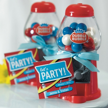 "Let's Party" Personalized Favor Card (Pkge/20)