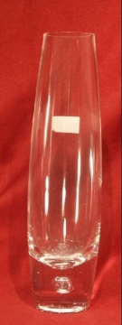 Stylish Clear Glass Vase - 12"