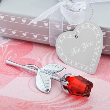 Choice Crystal RED Rose in Signature Gift Box