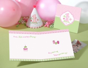 1st Birthday Memory Book ~ Pink