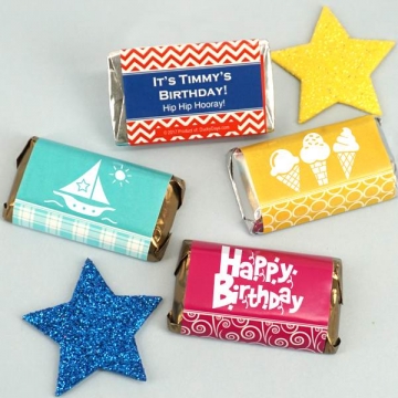 Personalized Kid's Birthday Hersheys Assorted Miniatures