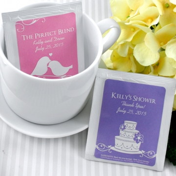 Personalized Tea Packet ~ Silhouette Collection