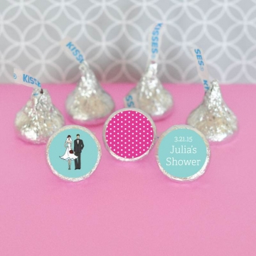 Personalized Theme Hersey's Kisses Label Trio SET/108