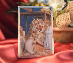 Nativity Scene Icon with Rhinestones Giftboxed