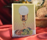 Italian First Communion Icon with Rhinestones Boxed