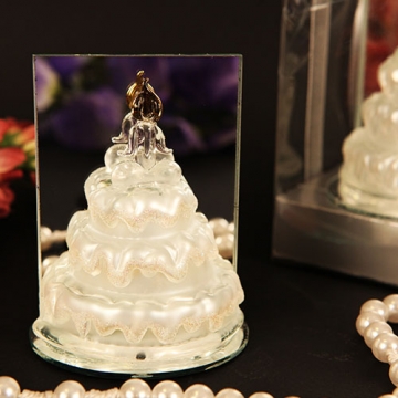 "Murano Marvel" Arte Murano Glass Wedding Cake Figurine