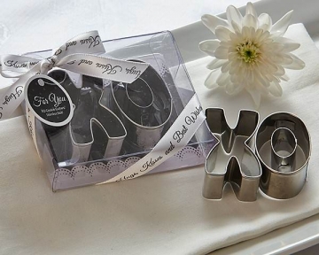 "XO" Best Wishes Cookie Cutter Set Boxed