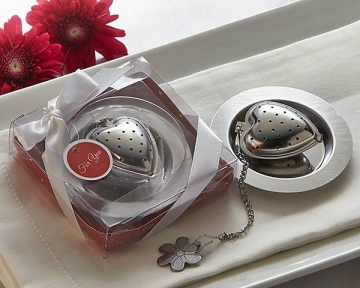 "Love is Brewing" Heart Tea Infuser Gift Boxed