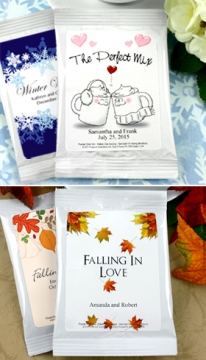Personalized Cocoa Packet! *Wedding Theme ~Choose a Design!