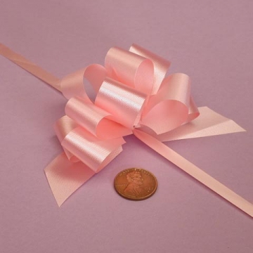 Poly Ribbon Bow - Pink