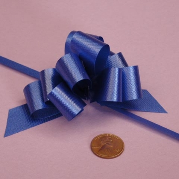 Poly Ribbon Bow - Royal Blue