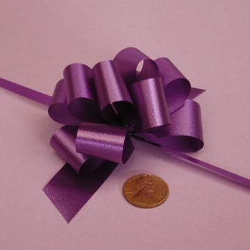 Poly Ribbon Bow - Purple