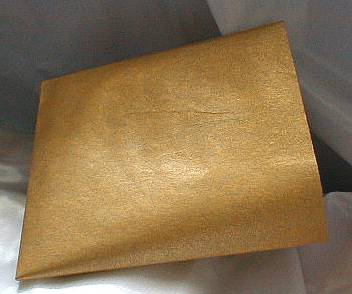Favors with Flair!: Solid Matte Gold Wrapping Paper ~ Basic Package