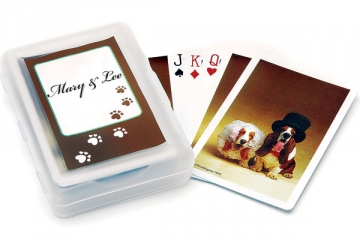 Personalized Stickers for Playing Cards ~Set/12