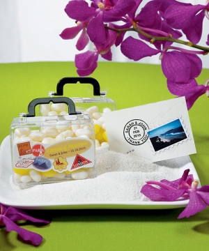 Miniature Travel Suitcase Container - Pkge/6