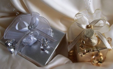 Premium Favor Wrapping Package ~ Silver or Gold