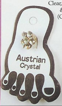 Crystal Flower Toe Ring