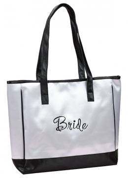 Bride White Tote Bag ~ Large