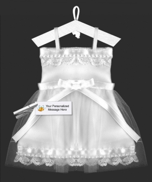 "Corinne" Wedding Gown ~ Personalized & Candy Filled