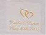 Double Heart FREE Tag in Matte Gold (with purchase of Wrapping Services!)