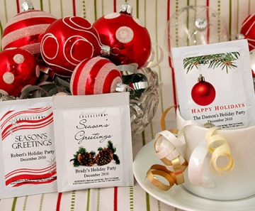 Personalized Tea Bag! *Holiday Theme ~Over 15 Designs!