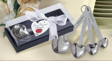 Stainless Steel Measuring Spoon Set in Deluxe Gift Box