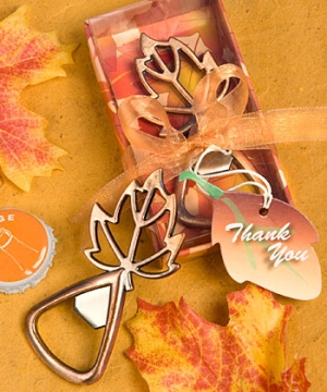 "Autumn Magic" Leaf Design Bottle Opener Giftboxed