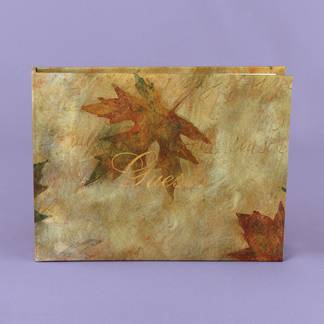 Maple Leaf Guest Book ~ Can be Personalized