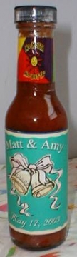 Wedding Personalized Sauce Favor