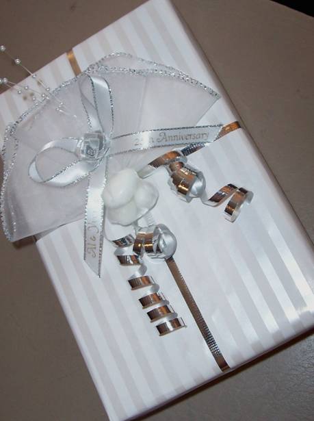 Favors with Flair!: Solid Matte Metallic Silver Wrapping Paper ~ Basic  Package