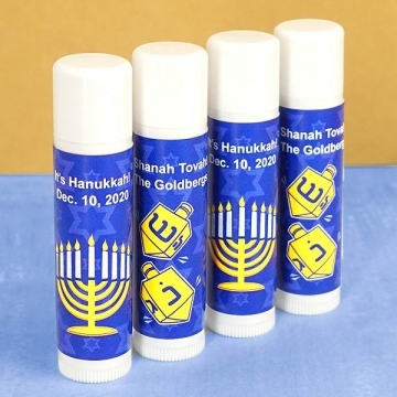 Hanukkah Personalized Lip Balm