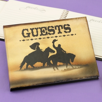 Western Theme Guest Book