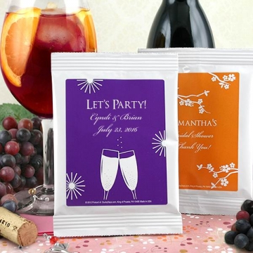 Personalized Sangria Wine Packet ~ Silhouette Collection