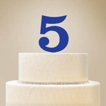 Personalized Number Cake Topper