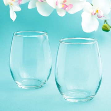 "Perfectly Plain" Collection 9 oz. Stemless Wine Glass