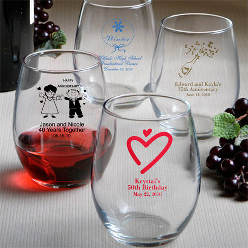 17+ Wine Glass Wedding Favors