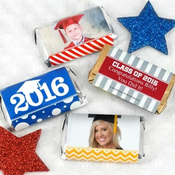 Graduation Hershey's Assorted Miniatures ~ Personalized