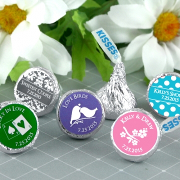 Personalized Hershey Kisses ~ Silhouette Collection