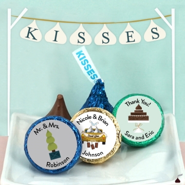 Hershey's Exclusive Wedding Kisses ~ Personalized