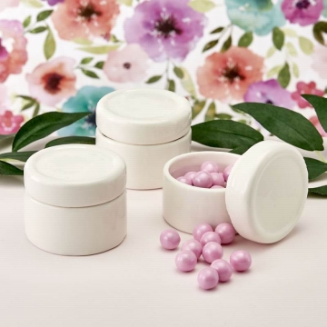 Perfectly Plain Ceramic Jar with Epoxy Dome