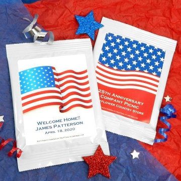 Patriotic Personalized Drink Packet