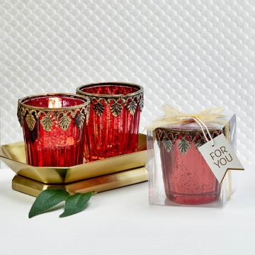 Red Mercury East Asian Themed Candle Boxed