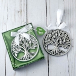Tree of Life Pewter Finish Hanging Ornament in Box