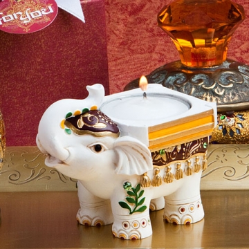"Good Luck" Elephant Candle Giftboxed