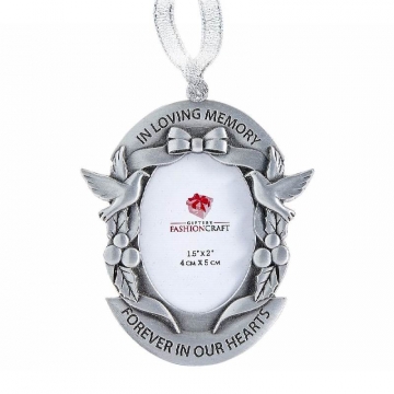 Memorial Pewter Ornament in Deluxe Gift Box