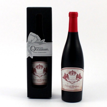 Wine Bottle Shape Corkscrew Opener ~ Optional Personalized Label