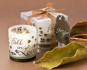 "Fall in Love" Tea Light Candle (SET/4)