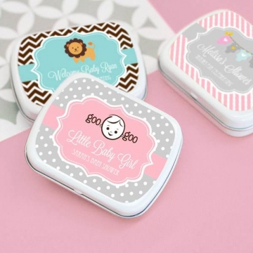 Baby Themed Personalized Mint Tins (Empty) ~Assorted Designs!